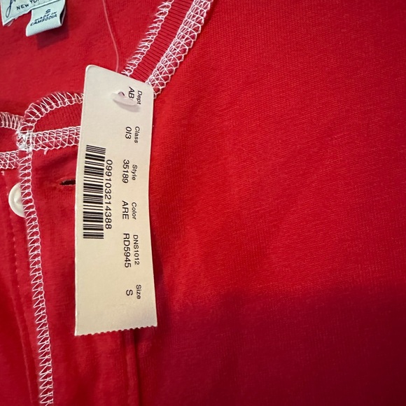 J Crew NWT Knit Goods NWT Union Suit - Red - Size Small Flap Pajamas Long John - Picture 4 of 14
